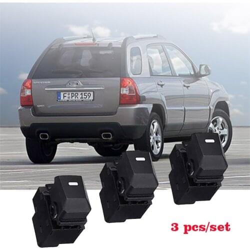 High Quality 3Piece NEW Door Window Switch Window Lifter Switch For Kia Sportage 93575-1H000 935751H000 369510-1000 3695101000