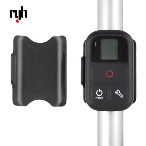 Plastic WiFi Remote Clip Holder Lock Mount for GoPro Hero 7 6 5 4 Session Monopod Pole Stick Go Pro Camera Accessory
