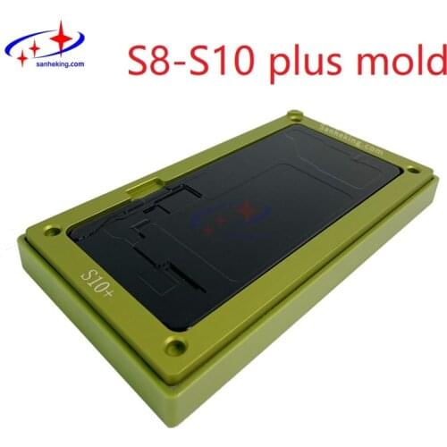 Sameking universal lamination mold for samsung for huawei green lamination unbend flex rubber mat