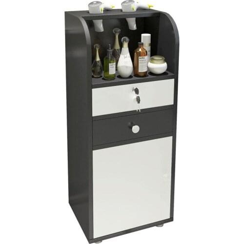 Barber shop cabinet hair salon tool cabinet beauty salon locker cart tool cart storage cabinet display