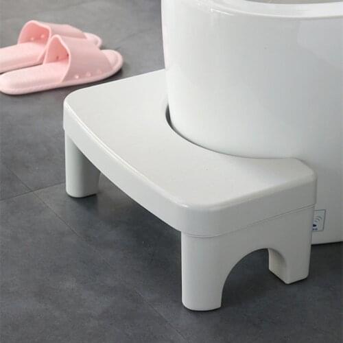 U-Shapped Squatting Toilet Stool Thickened Non-Slip Bathroom Footstool Assistant Foot Seat Relieves Constipation Piles