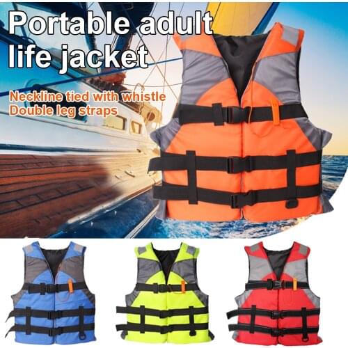 Outdoor rafting life jacket for children adult life vest swimming snorkeling wear fishing suit Professional drifting level suit