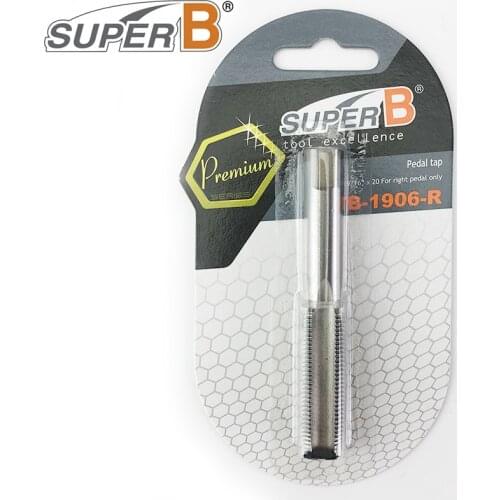 SUPER B Bicycle Pedal Taps TB-1906 Right / Left 9/16"x20 Bike Repairment Tools Cycling Equipments