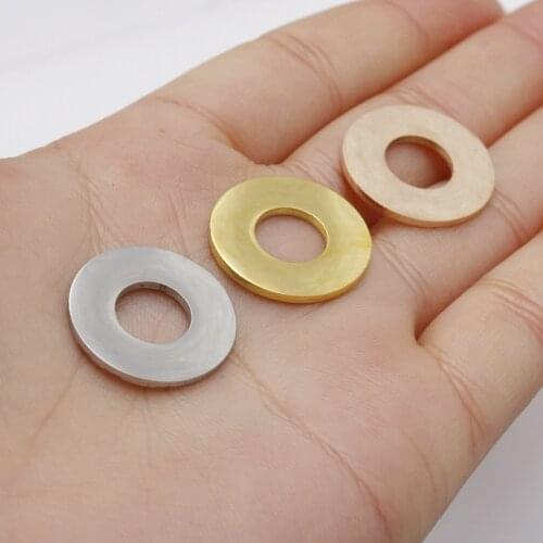 10pcs Gold 20mm Hollow Round Disc Stamping Blank Tag Connector Findings Steampunk DIY Crafts Jewelry Making Accessories