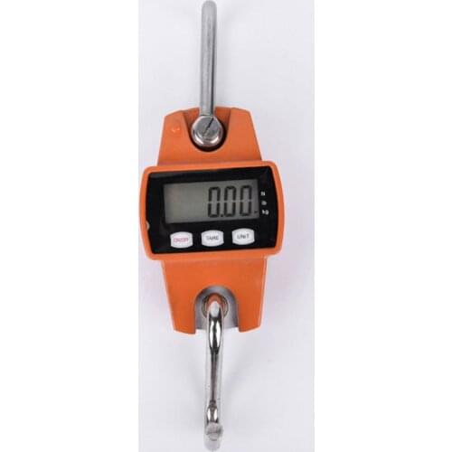 300kg/600lb Portable Mini Industrial Crane Scale Digital LCD Electronic Scales Heavy Duty Hanging Weight Hook Scales