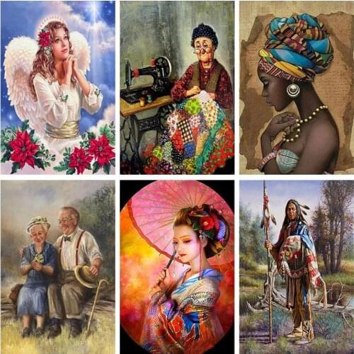 DIY 5D Diamond Painting Cross Stitch Full Round Rhinestones Diamond Embroidery Handmade Crafts Home Decor