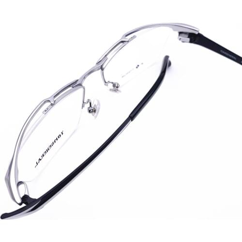 Belight Optical Japan Design Sports Titanium Half Rimless Frame Men Prescription Semi Eyeglasses Retro Optical Eyewear TI8036