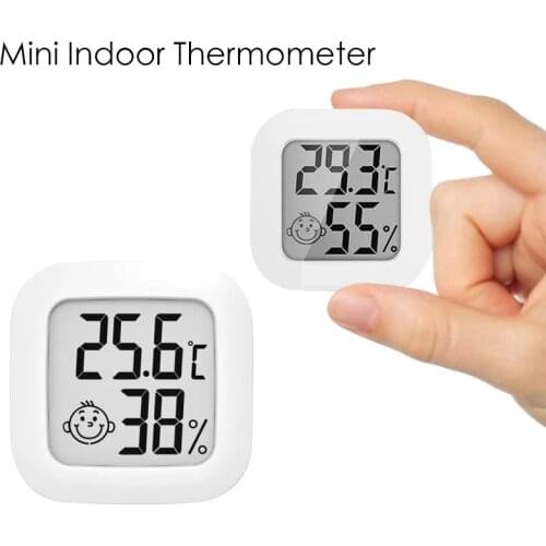 Mini Indoor Thermometer LCD Digital Temperature Room Hygrometer Gauge Sensor Humidity Meter Indoor Thermometer Temperature tools
