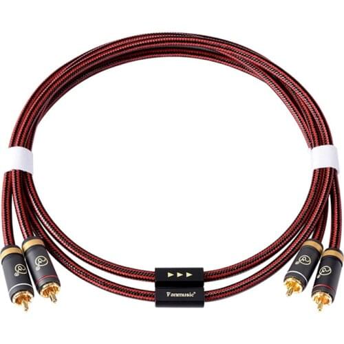 Fanmusic ZY Cable ZY-392 Double Lotus Head Signal Line ZY392 Advanced Version Cable