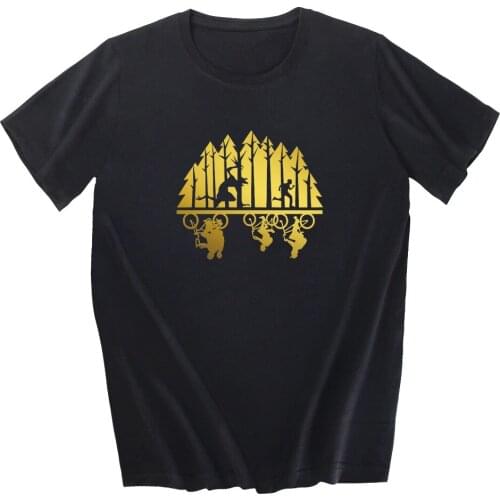 Cotton Summer Mens T-shirts tranger Things season 3 Printed Men Women T-shirt Anime Funny Casual Hip Hop Tops Tees Streetwear