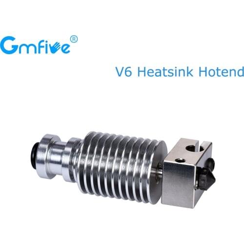 GmFive V6 Hotend J-head All metal Bowden Extruder Heatsink Heat Block Heat Break Hardened Steel For E3D Hotend 3D Printer Parts
