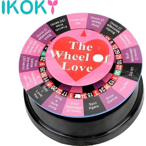 IKOKY Fun carousel Foreplay Gift Flirting Toys Table Set for Couples Sex Game Sex Toys for Couple Funny