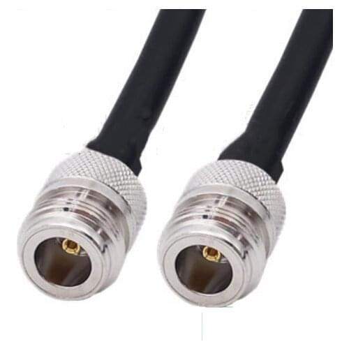 RG58 Cable N Female to N Female Coaxial Connector WiFi Antenna Extension Pigtail jumper cable