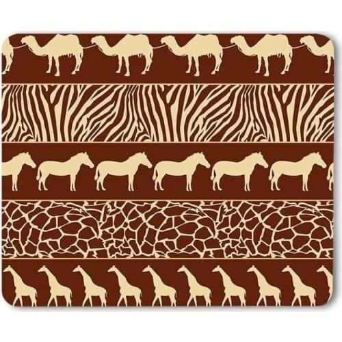 Goat Mouse Pad Vintage Engraved Sketch Head Horn Old Animal Wild Art Historic Gaming Mouse Mat Non-Slip Rubber Base