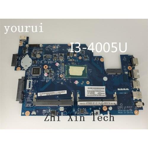 Yourui Laptop motherboard For Acer Aspire E1-571 NBV9M11001 NB.V9M11.001 Z5WAH LA-B161P With i3-4005u CPU DDR3 Test ok 100