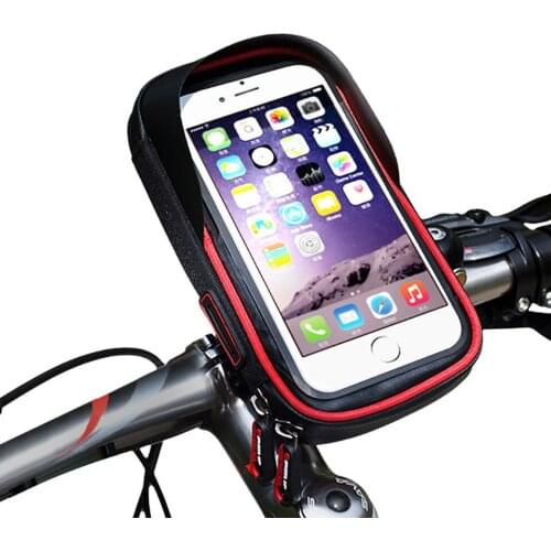 Multifunctional Waterproof Bicycle Bag Mobile Phone Mount Bag For 6.5-7.0 inch Phone Mount MTB Cycling Handlebar Bags