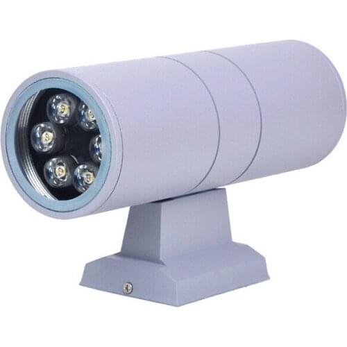 Outdoor Lighting 6w 12w Double Heads Up and Down led wall lamps LED Garden Yard light AC85-265V Warm White/Cold White/R/G/B