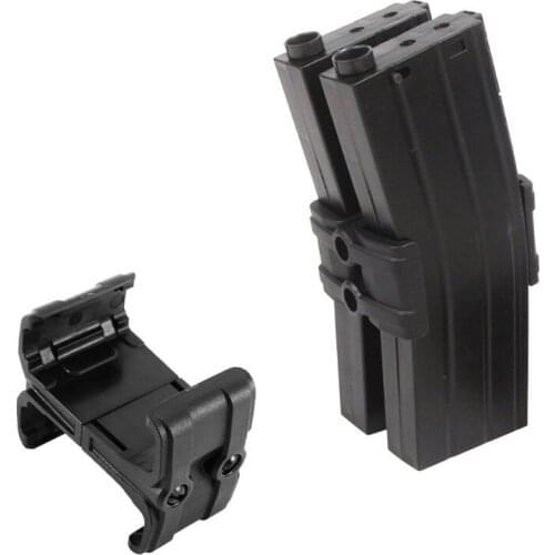 Nylon Polymer Tactical Airsoft 5.56 Magazine Parallel Connector Modified Pouch For AR15 M4 Airgun Paintball Shooting Accessory