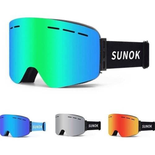 New Double Layers Ski Goggles Winter Snow Sports Goggles UV400 Anti-fog Anti-UV for Men Women Snowboard Goggles Skiing Glasses