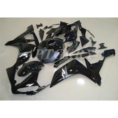 New ABS Plastic Shell Motorcycle Fairing kit Fit For YAMAHA YZF R1 2007 2008 YZF-R1 YZF 1000R Custom Black Cool