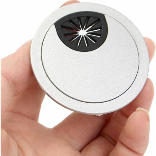 50mm Computer Desk Table Grommet Cable Tidy Port Surface Outlet Wire Hole Cover