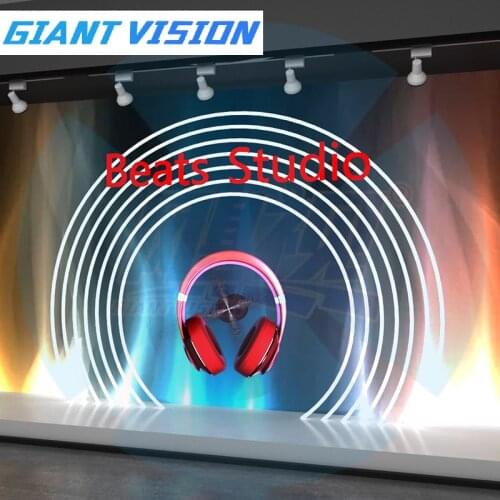 Christmas Exclusive New Wifi 3d Holographic Projector Fan Control Holographic Display Screen 512leds Party Decorations Hologram