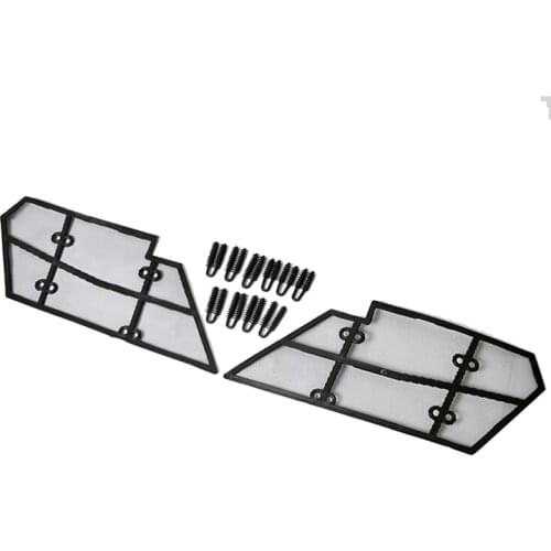 For Toyota Fortuner 2015 2016 2017 2018 Stainless Steel Car Insect Screening Mesh Front Grille Insert Net Accessories 2PCS