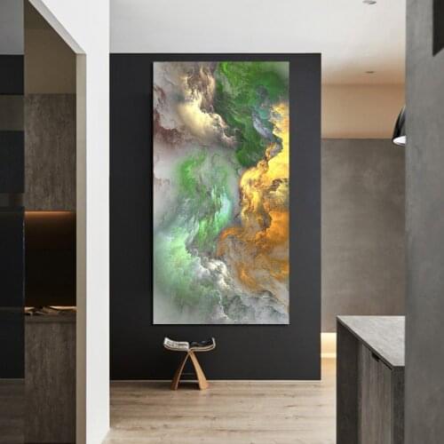 Modern Wall Canvas Painting Abstract Art Posters Prints Colorful Clouds Dropshipping Pictures for Living Room Home Cuadros Decor