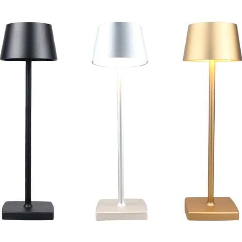 LED Table Lamp LED Desk Night Light USB Rechargeable Touch Switch Dimmable Bedside Lamp Desktop Study Office Work Reading Light