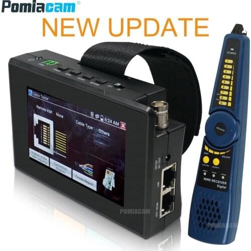 IPC1800SN 4 inch UTC 8MP TVI 8MP AHD 1080P CVI CCTV Tester Monitor AHD Tester CVI Tester TVI tester with POE DC12V output
