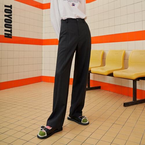 Женские брюки широкие Toyouth China At AliExpress