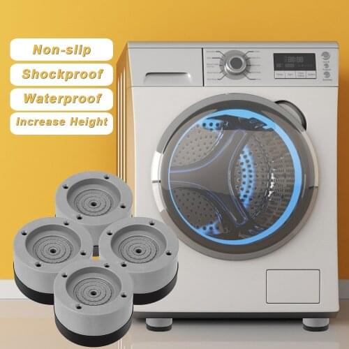 Universal Anti-slip Washing Machine Feet Mats 4pcs/set Refrigerator Shockproof Pad Noise-reducing