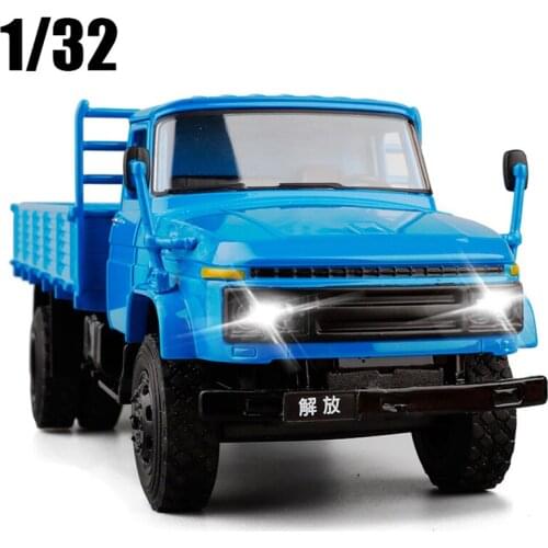 High Simulation 1/36 JieFang 141 Truck Diecast Model Vehicle Toys For Sound Lighting Boys Gifts Free Shipping