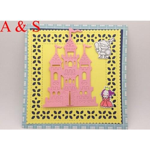 Y224 METAL CUTTING DIES CUT City Castle die Scrapbooking paper craft emboss knife blade punch die cut stencils