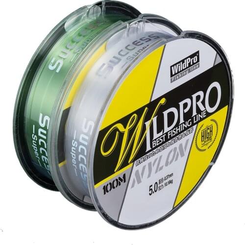 Japanese silk fishing line sub line high-strength transparent nylon line 100m Taiwan fishing rod line rubber wire fishing line