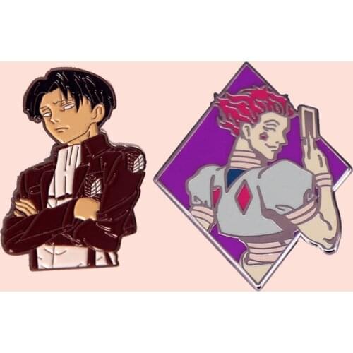 ZF3392 Anime HUNTERXHUNTER Hard Enamel Pin Badge Backpack Bag Collar Lapel Pins Decoration Jewelry Gifts For Friend
