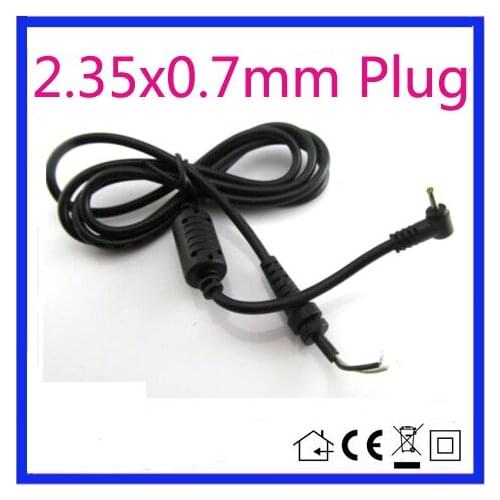 1.2m DC 2.35 x 0.7 2.35*0.7mm Power Supply Plug Connector With Cord / Cable For ASUS EEE PC Netbook Adapter Free shipping