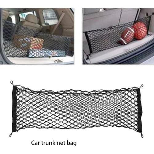 100cm X 70cm car luggage black nylon net for car luggage, bag four hook vest net hook version