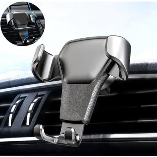 Universal Car Air Vent Phone Holder Gravity Car Holder For iPhone Xs 11 12 Pro Max X XR Mobile Cell Stand Smartphone GPS Support