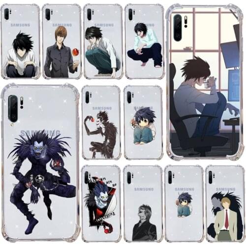 Anime Manga Death note Ryuk Phone Case Transparent for Samsung A71 S9 10 20 HUAWEI p30 40 honor 10i 8x xiaomi note 8 Pro 10t 11