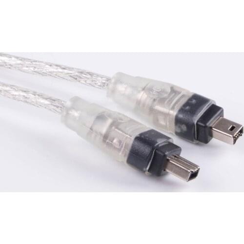 4P 4 Pin to 4 Pin IEEE 1394 Ports for iLink Adapter Cable 4Pin To Firewire Cable DV/DCR Camera Defination Cord Cable 5ft