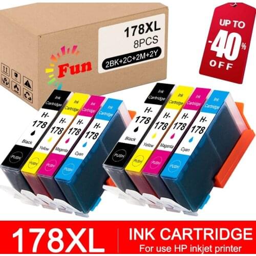 FUN printing 178XL compatible ink cartridge for HPC309a C309c B209a B210a B109a B109n B110a 5515 5510 C5383 C6380 C6300 C5300