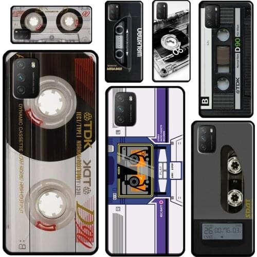 Retro Cassette Tape For Xiaomi Mi Note 10 Lite Mi 11 Ultra 9T 10T Pro A3 Phone Case For POCO F3 F2 M3 X3 Pro
