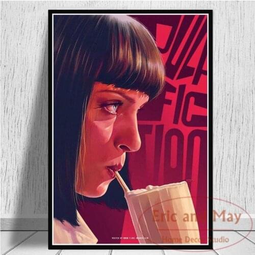 Pulp Fiction Quentin Tarantino Posters And Prints Vintage Decor Picture Canvas Painting Wall Decorations Living Room Affiche