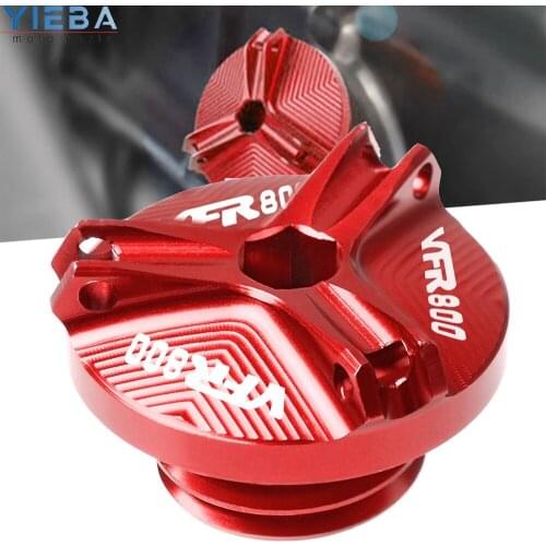 For Honda VFR800 Aluminum Motorbike Motorcycle Engine Oil Cup Oil Fill Cap For Honda VFR800 VFR 800 VFR-800 2002-2017 2016 2015
