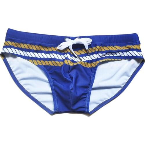 2020 New Mens Fashion Sexy Bikini Swimsuit Push Pad Cup Swimming Trunks Printed Swimming Trunks Beach Swimming Sport Swimsuit