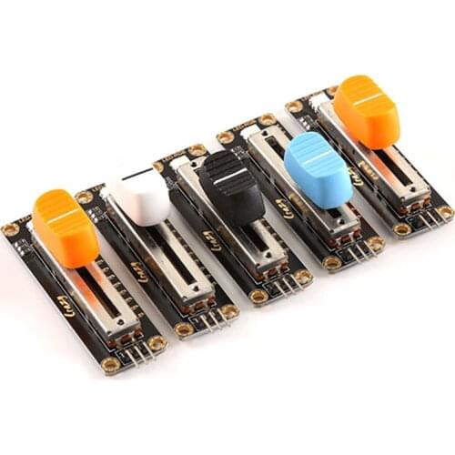 5PCS Slider sensor module Arduino 10K slide potentiometer 103 analog signal output