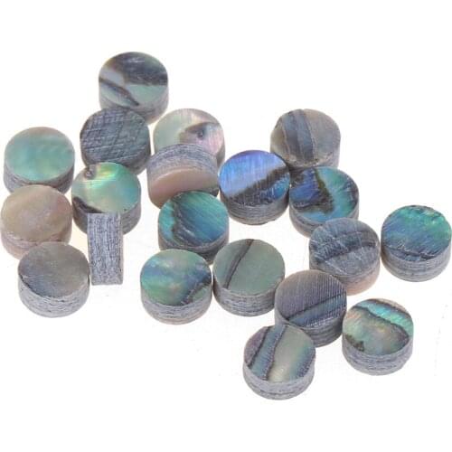 Musiclily Pro 4mm Natural Paua Abalone Shell Guitar Fretboard Inlay Dots (Set of 20)