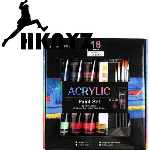 35ml acrylic pigment set 48-color plastic hose art supplies art supplies