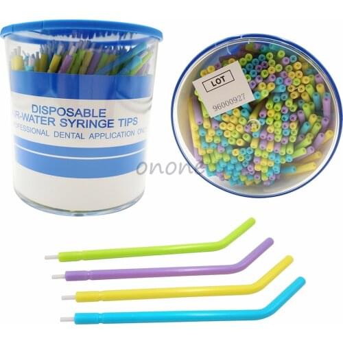 Dental Air Water Spray Nozzles Tips Tubes Disposable For 3-Way Triple Syringe Dentist Materials